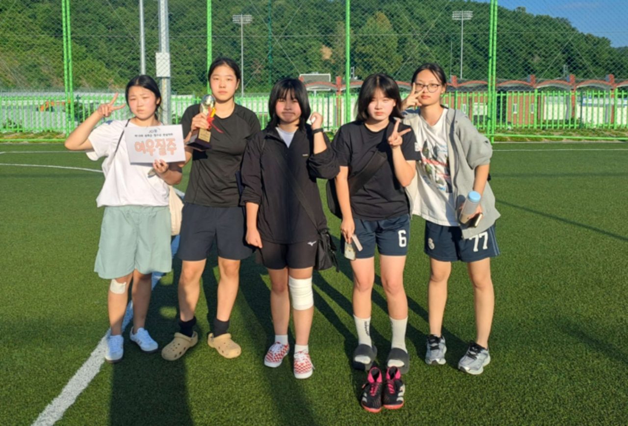 석포중 여중부, 제16회 봉화군 청소년 풋살대회 우승