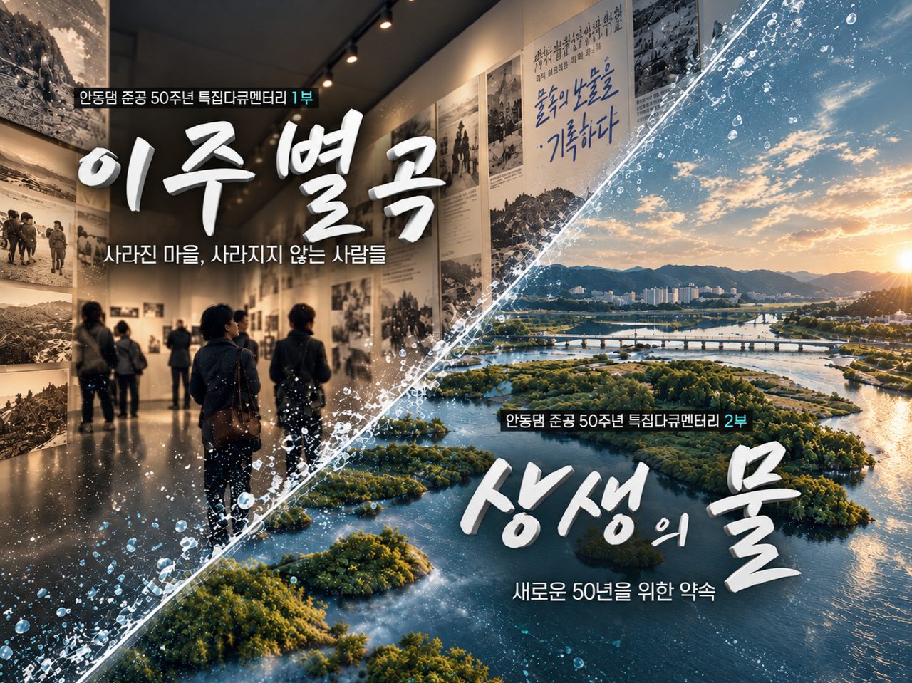 안동시, 안동댐 준공 50주년 맞아 수몰민 기억 담은 다큐 제작
